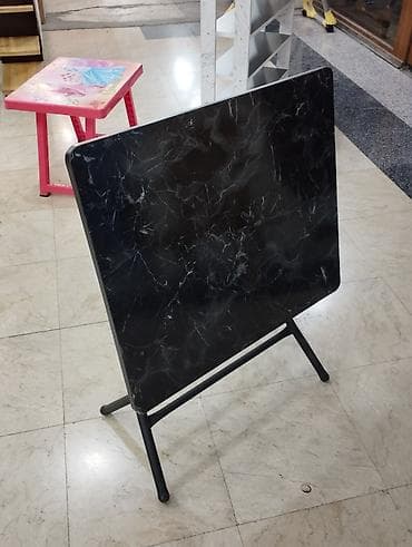 ag laminat: Mətbəx masası, Yeni, Qatlanan, Laminat, Kvadrat masa — 3