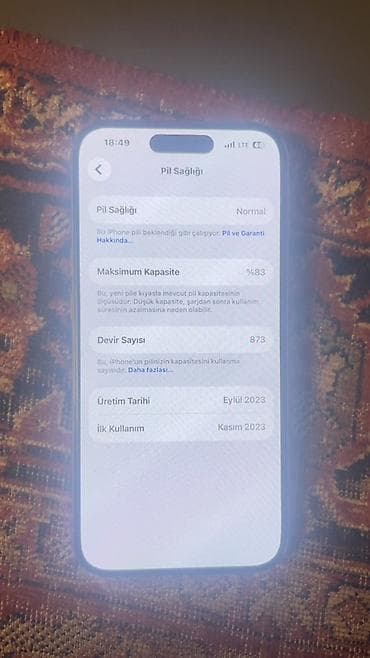 iphone 6 kabrolari: IPhone 15 Pro, 256 GB, White Titanium, Face ID — 1