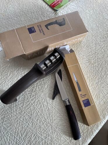 ot doğrayan aparatlar: Faberlic Tutacaqlı bıçaq itiləyən : 3 mərhələli. Tiyənin hazırlanması — 2