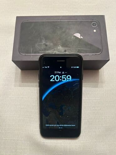 Honor: IPhone 8, 32 GB, Qara, Barmaq izi — 2