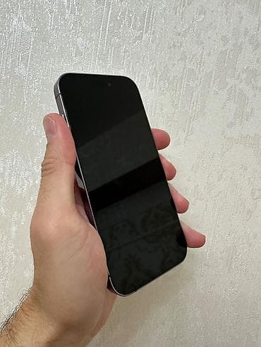 iphone 13 mini: IPhone 14 Pro, 256 GB, Deep Purple, Barmaq izi, Face ID — 4