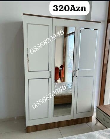 kupe şkaf: Yeni, Kupe, Düz dolab, Qarderob, paltar dolabı, Azərbaycan — 3
