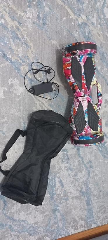 elektrik gitara: Rəngarəng dizaynlı elektrikli hoverboard (self-balance skuter) — 4
