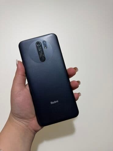 iphone 4 купить: Redmi 9, 32 ГБ, цвет - Черный, Отпечаток пальца — 1