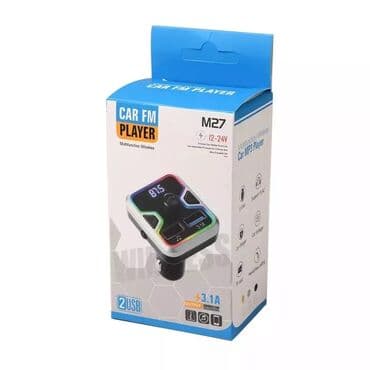 modio m27: Avtomobil FM modulyatoru M27 smartfonlar üçün şarj cihazı, avtomobil — 4