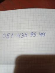 İnformatika: Nömrəmi satiram — 1