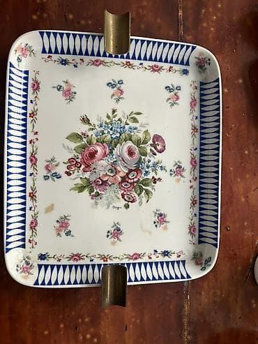 Дом и сад: Limoges Fransız porselen külqabısı – kvadrat formalı, dörd küncdə misi — 2