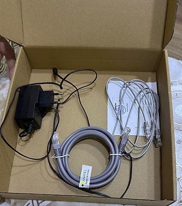3 birinde printer: Tenda N301 simsiz Wi‑Fi routeri Xüsusiyyətlər: - Model: Tenda N301 — 4