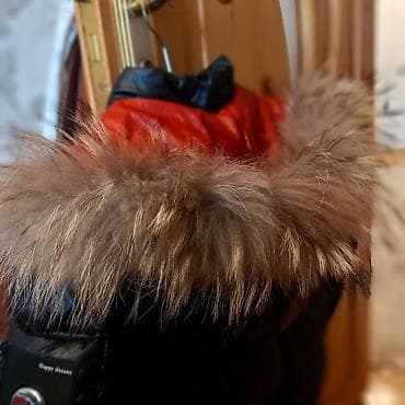 Детская одежда и обувь: Uşaq üçün qışlık şişmə kurtka - Rəng: qara, iç hissədə qalın — 2