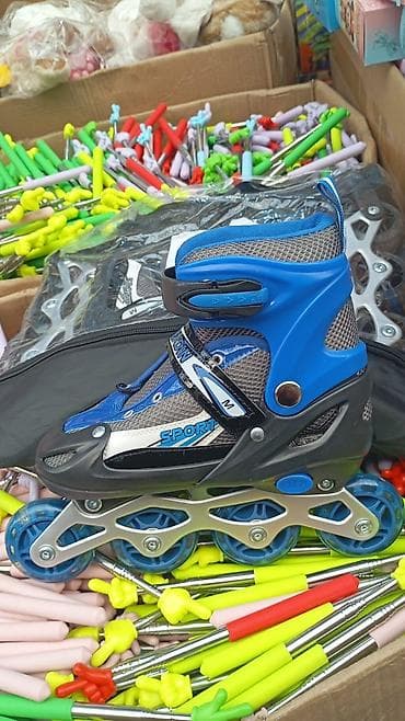 rolik: Tənzimlənən inline konki (4 təkərli) ↪️Çatırlma Metrolara pulsuz↩️ - — 2