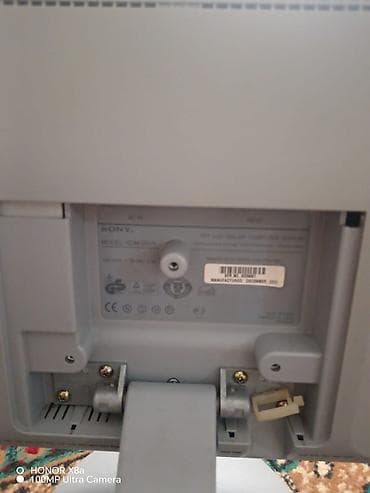 Masaüstü kompüterlər və iş stansiyaları: Sony SDM-S51 15" LCD monitor işləyir - Model: Sony SDM-S51 (arxa — 4