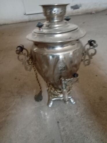 Другие товары для дома и сада: Tokla işləyən qədimi samavar. Qiyməti 220AZN — 1