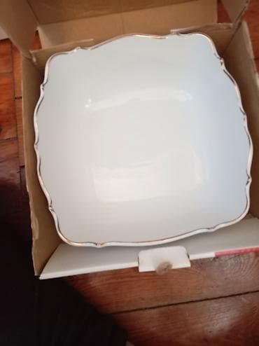 Lenoges Porcelain “Wave Bowl” – Code 312 - Material: bərk keyfiyyətli