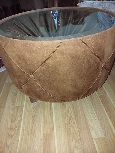 стеклянная мебель на заказ: Круглый стол, Нераскладной, Без колесиков, Стекло, Без гарантии — 3