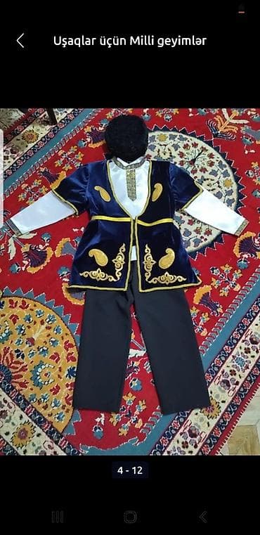 Milli kostyum, Oğlan üçün, 10 - 12 yaş, Yeni — 5