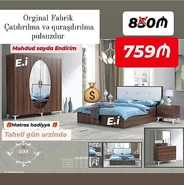 yataq desti mebeli: Yataq desti rəng seçimi var — 1