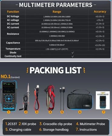 Ev üçün digər mallar: Multimetr, Yeni, Rəqəmsal, Zəmanətli, Ünvandan götürmə, Pulsuz çatdırılma, Ödənişli çatdırılma — 10