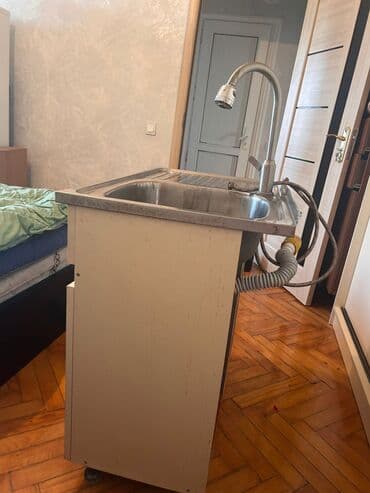 Садовая, уличная мебель: Mətbəx üçün sinkli şkaf-modul - Üst hissə: paslanmayan poladdan — 3