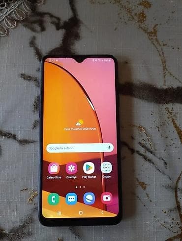telefin: Samsung Galaxy A20s, 64 GB, rəng - Mavi, Barmaq izi — 2