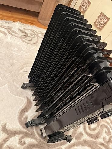 panel radiator: Hoffmann yağlı radiator – qara rəng, çoxseksiyalı dizayn — 1