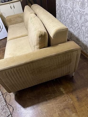 Divanlar: Divan, İşlənmiş, Açılan, Bazasız, Vеlur parça, Çatdırılma yoxdur — 2