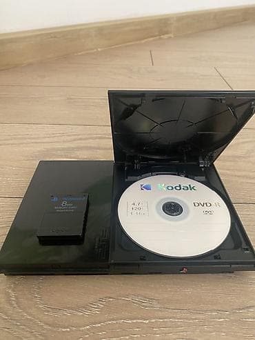 ps1 disk: Sony PlayStation 2 Slim (PS2) oyun konsolu seti Xüsusiyyətlər: - — 2