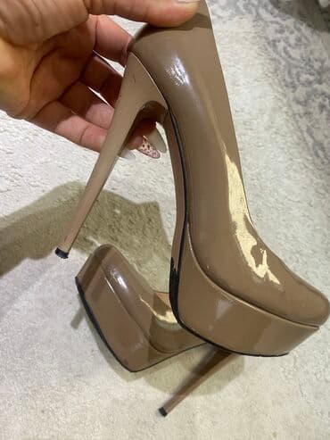 4xl nece razmerdi: Tuflilər, Ölçü: 38, rəng - Qəhvəyi, İşlənmiş — 5