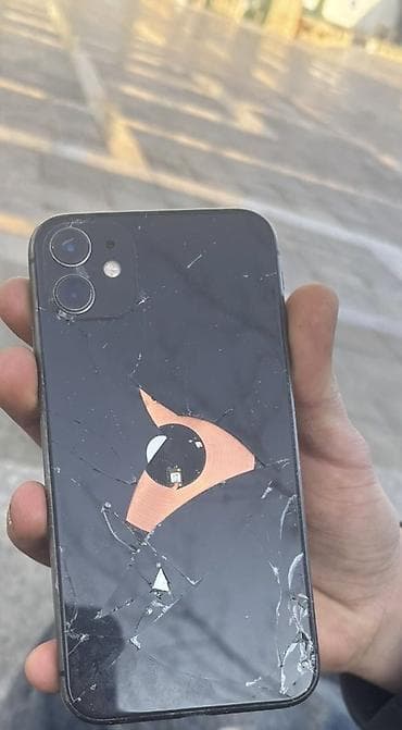 iphone 13 sadə: IPhone 11, Qara, Face ID — 4