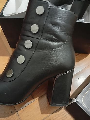 botlar: Dosso Dossi qadın botları - Rəng: qara təmiz dəri - Material: hamar — 4