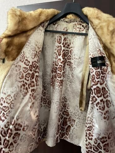 türk istehsalı olan qadın şubaları: SAGA MINK x ADÁM qadın kürkü - Material: təbii mink (xəz), sıx və — 7