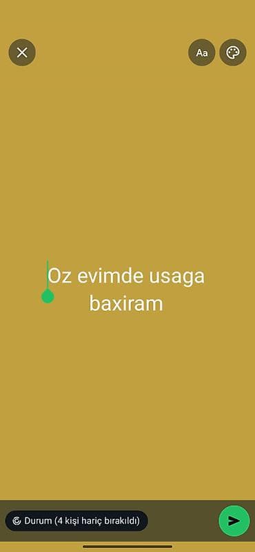 sag qulaqda ses: Oz evimde usaga baxiram yas ferqi yoxdu unvan bineqedi dsk yolu — 1