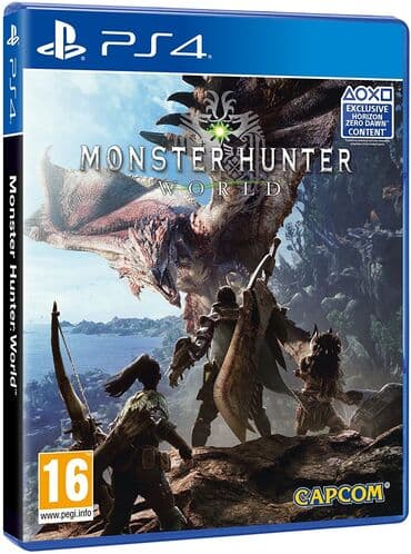 dvd disk oyun: Ps4 üçün monster hunter oyun diski. Tam yeni, original bağlamada — 1