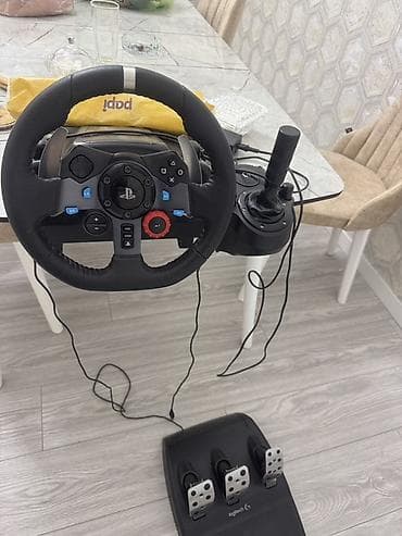 kanp: Logitech G29 Driving Force sükan və pedal dəsti + ötürücü (shifter) - — 1