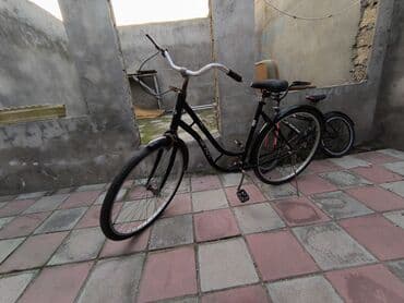 Şəhər tipli qadın/komfort velosipedi - Rəng: qara - Çərçivə: aşağı