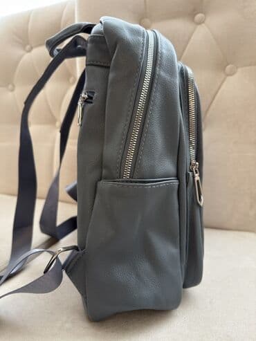 сумка на плечо: Mavi rəngli şəhər tipli bel çantası - Material: yumşaq teksturalı — 2