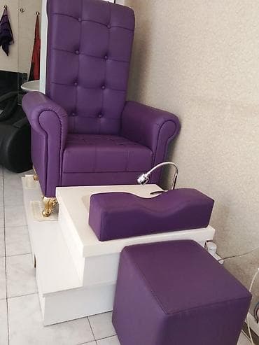 Peodküre üçün salon kreslosu və pedikür modulu dəsti - Rəng