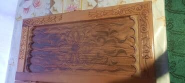 Taxta nərd dəsti - Material: tam qoz ağacdan hazırlanmış, cilalanmış