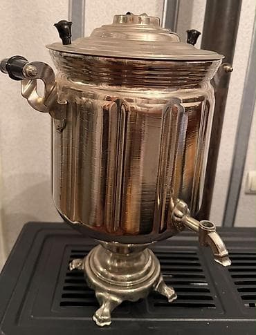 sef qapilar: Metal samovar – klassik dizaynlı, kranlı model. Xüsusiyyətlər: - — 2