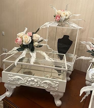 Полочные витрины: Xonca kirayesi Zərif nikah/xına/nişan təqdimatı üçün tam dəst vitrin — 4