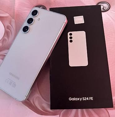 Samsung Galaxy S24 FE, 128 GB, rəng - Ağ, İki sim kartlı