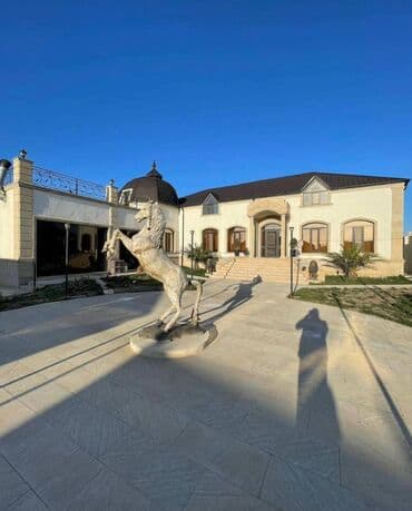 аренда дачи с бассейном: Баку, Пос. Бильгя, 290 м², 5 комнат, С бассейном, Артезианский колодец, Канализация, Комби — 1