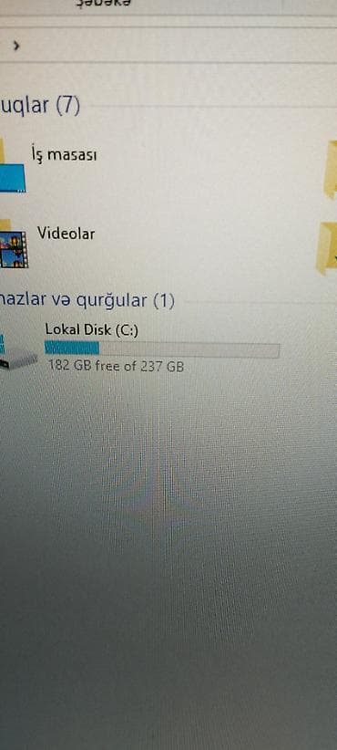 Skanerlər: Hp 15.6 ekran 4gb - ram 240gb - ssd Windows 10 pro sistem Blutuz - var — 5