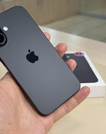philips xenium 9@9s: IPhone 16, 128 GB, Qara, Zəmanət, Simsiz şarj, Face ID — 2