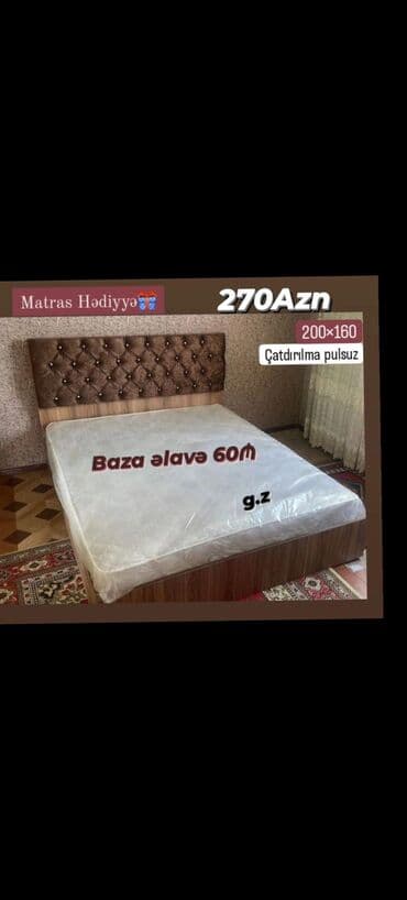 taxt setkasi: Yeni, İkinəfərlik çarpayı, Bazasız, Matras ilə, Siyirməsiz, Türkiyə — 15