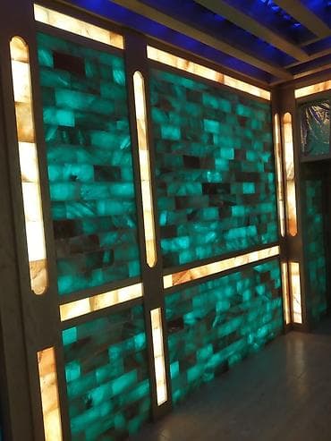 heyetde bulaq tikmek: Duz otağı tikintisi, himalay duzu, sauna — 2