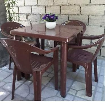 Balkon üçün, Yeni, Açılan, Kvadrat masa, 4 stul lalafo.az -da Balkon üçün, Yeni, Açılan, Kvadrat masa, 4 stul