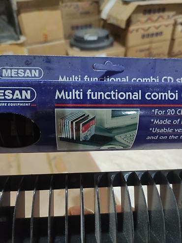 maqintafon kaset: MESAN Multi Functional Combi CD Storage – CD/DVD üçün saxlama stendi — 5