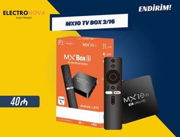 ağıllı lövhə: MX10 F1 TV Box 2GB/16GB Smart TV Box ilə televizorunuzu daha ağıllı — 1