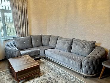 Künc divan, İşlənmiş, Bazalı, Parça, Çatdırılma yoxdur