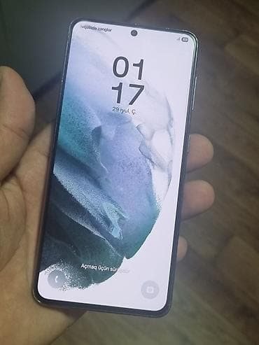 Mobil telefon və aksesuarlar: Samsung Galaxy S21, 128 GB, rəng - Boz, Face ID — 4